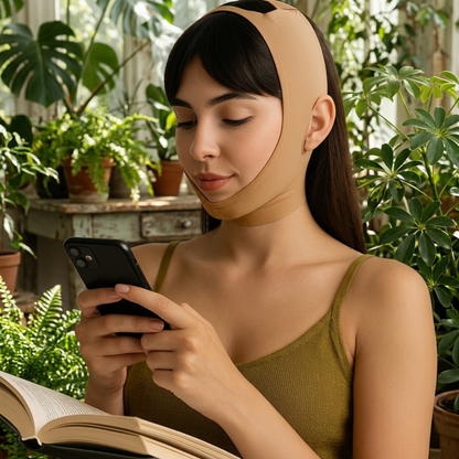 Bandeau sculptant visage au collagène